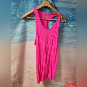 ZYIA HOT PINK RACERBACK TANK‎ TOP WOMEN'S SIZE Medium